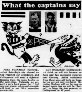 1953 captains prediction